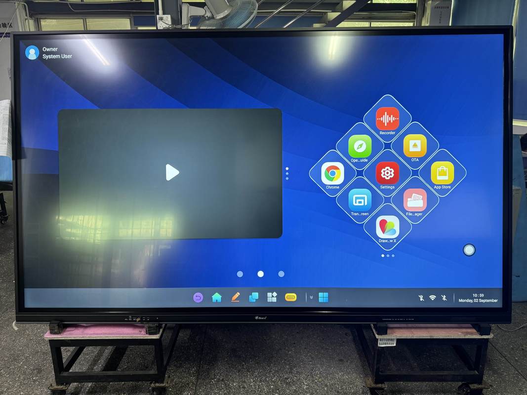 Infrarossi Interattivo Tavola Bianca Condivisione codice QR Muilt Touch 50 Touch Point Modern Design Interattivo Display Piatto