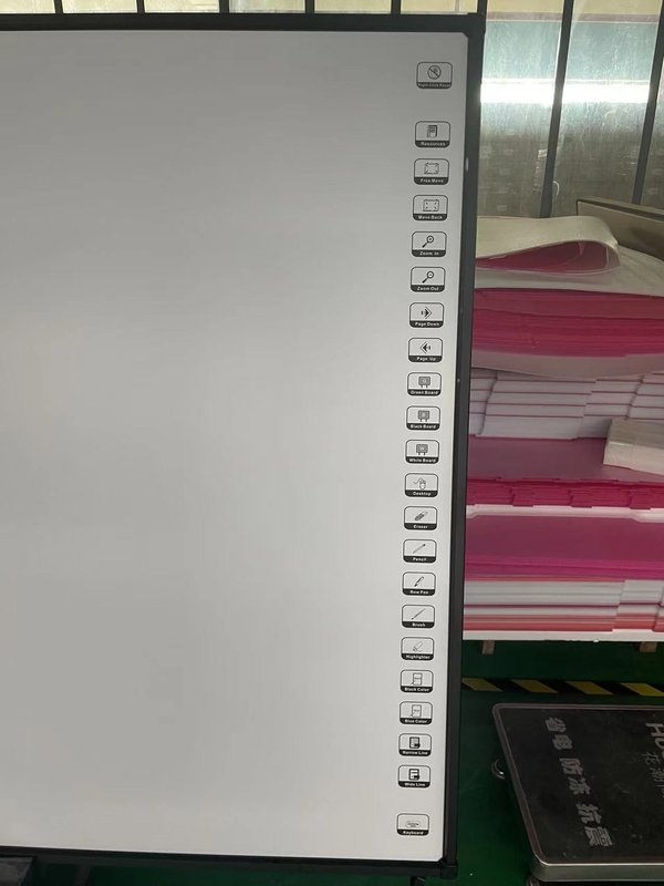 Fabbrica all'ingrosso Alta compatibilità IBoard Tavola bianca interattiva Per l'insegnamento in classe Ampia angolazione di visione Tavola bianca elettronica interattiva