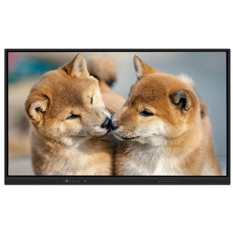 Lavagna interattiva smart a schermo piatto da 75 pollici con Android 15 e WiFi 6 per scuole e uffici