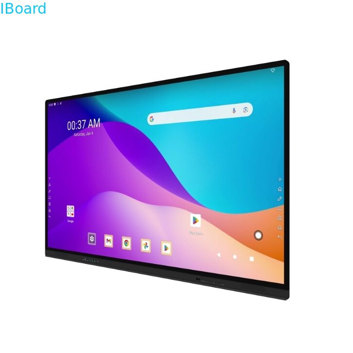 Tabella bianca interattiva certificata Google EDLA da 86 pollici con CPU a 8 core per classe e conferenze