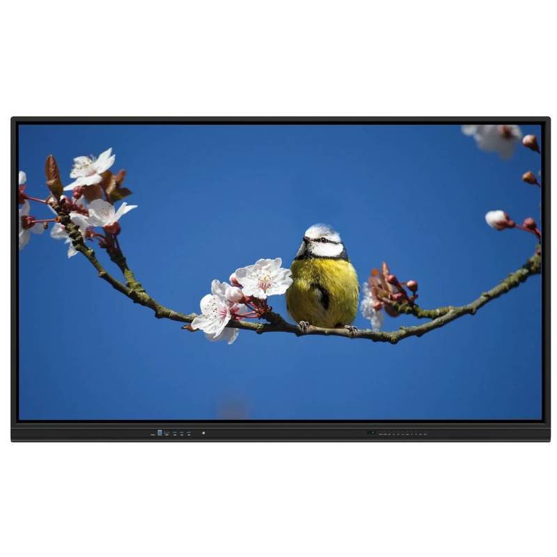 Lavagna interattiva LCD Smart Board con certificazione Android 14/15 EDLA da 65/75/86 pollici, supporto multi-OS per didattica e riunioni