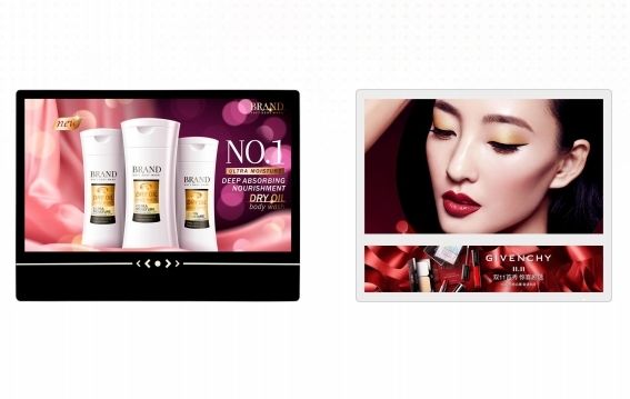 Monitor pubblicitario digitale con Android/Windows OS Touch Screen montato a parete per Supermercato Airport Hotel