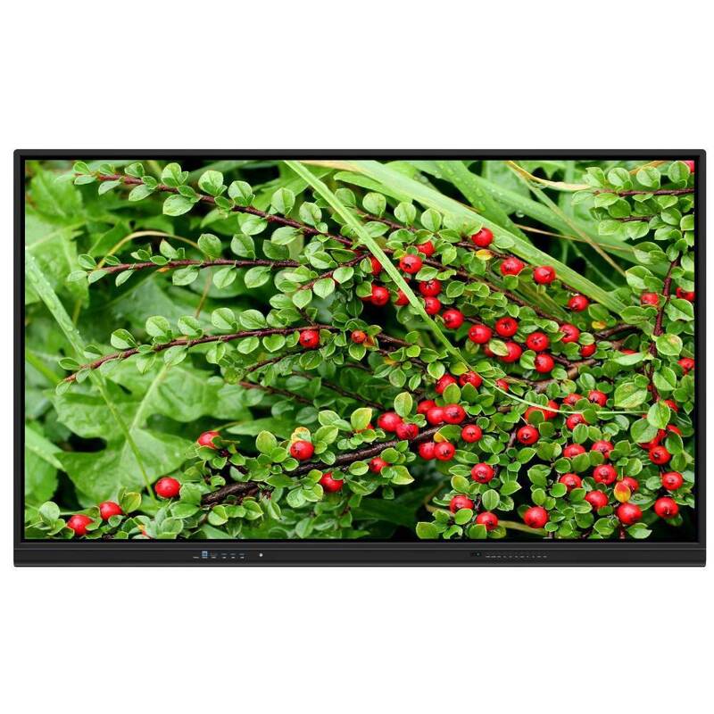 Lavagna interattiva LED da 65 75 86 pollici con altoparlanti 2x15W Orientamento orizzontale Montaggio a parete per insegnamento domestico Conferenze Riunioni Zoom