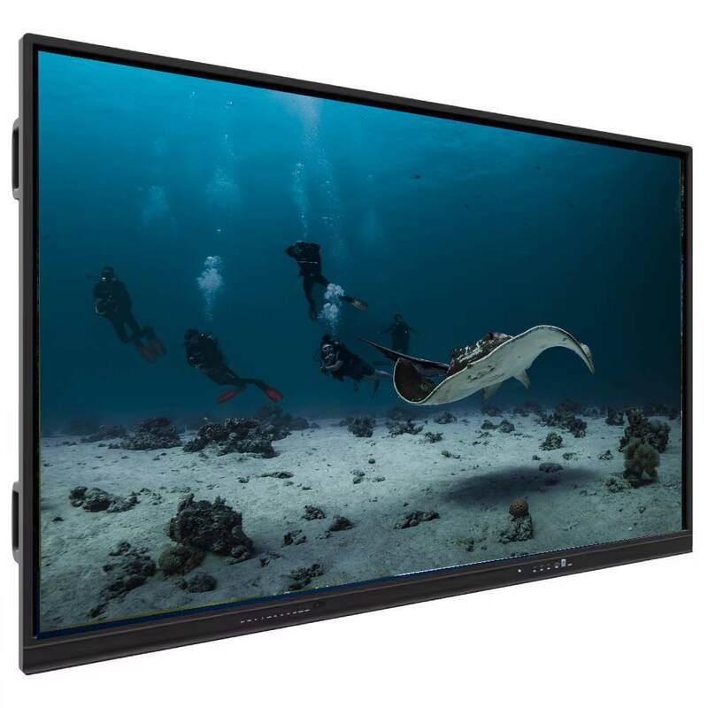 Lavagna interattiva IBoard da 55-98 pollici, lavagna didattica intelligente con display 4K HD, sistema duale Windows e Android, vetro temperato antiriflesso