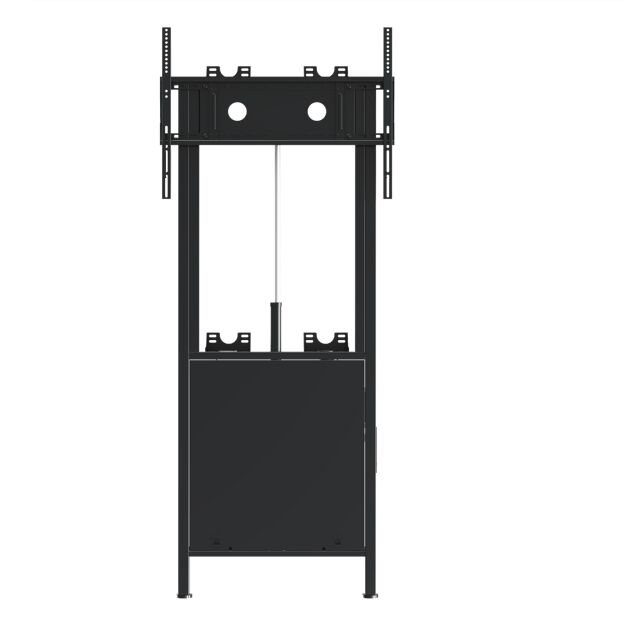 Elettrico Altura regolabile Mobile Stand Pavimento Stand fino a 86 pollici per TV / IFPD