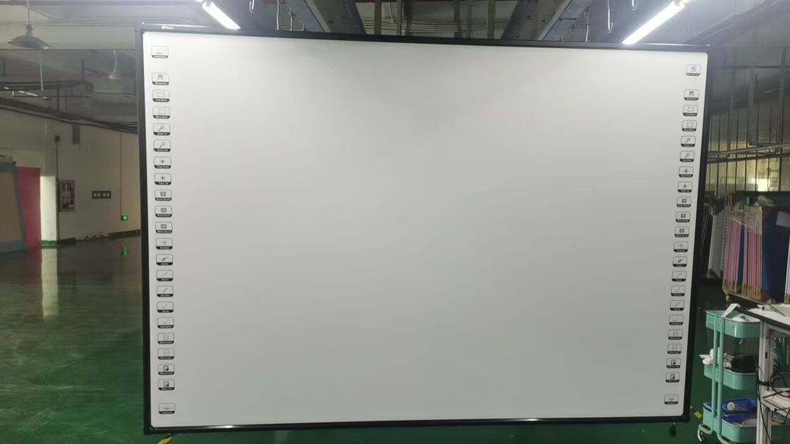 19 Kg Interactive Touchscreen Whiteboard Equipaggiato con supporto per il sistema operativo Android che consente lavoro collaborativo e sessioni interattive