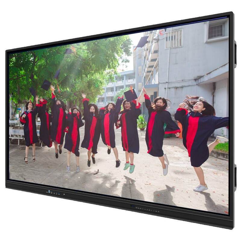 Accuratezza di posizionamento inferiore a 2 mm Interactive Flat Panel in dimensioni da 98 pollici a 110 pollici ottimizzato per una risposta tattile senza soluzione di continuità e chiarezza dell'immagine dettagliata
