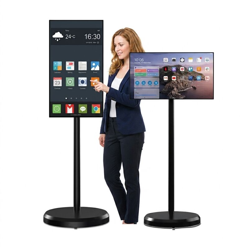 Chiosco touch screen da 27 pollici con altoparlanti 10W2 per informazioni interattive sui trasporti pubblici