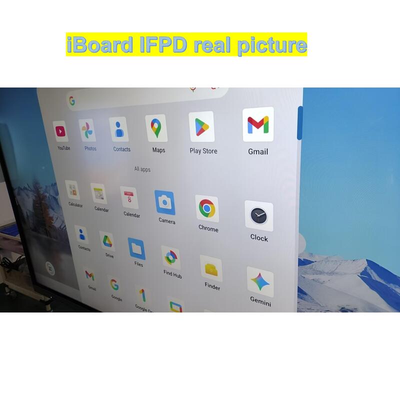 Popolare Interactive Flat Panel 75 Inch 4k Resolution Smart Touch con Nuovo Sistema Android Attrezzature per riunioni in ufficio in classe