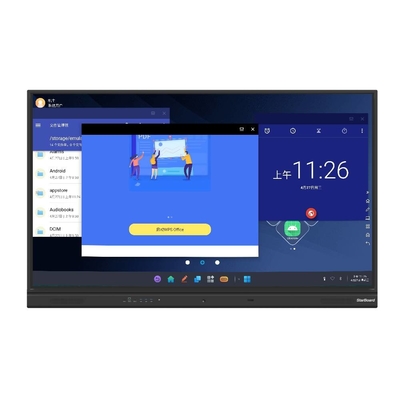 Monitor del touch screen di compito di Android 11 interattivi infrarossi di lavagna multi