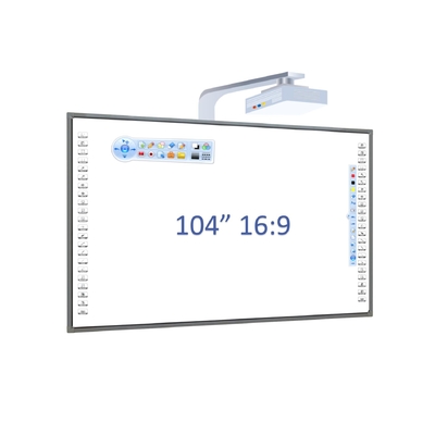 Tabella interattiva con retroilluminazione a LED in metallo o telaio nero