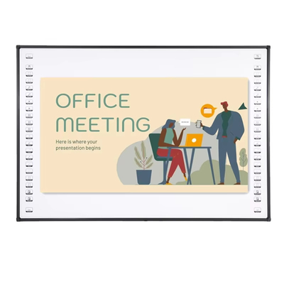 IR Interactive Whiteboard 82 96 Inch 20 Touch Points 16:9 4:3 Projection board connessione USB per ufficio Nursery School