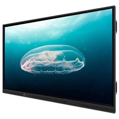 Interactive Flat Panel 98 105 110 Inch Android vince Laptop Wireless Condividi RJ45 MIC con software potente per le lezioni di conferenza