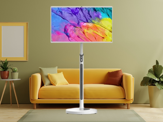 Produttore di iBoard vendita calda 32 pollici intrattenimento domestico touch screen intelligente Smart TV Display batteria della fotocamera integrata