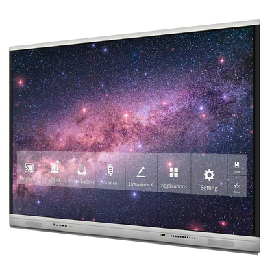 Tavola bianca touchscreen interattivo ad alto contrasto per l'opzione di montaggio a parete e l'interfaccia di uscita audio