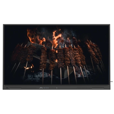 LCD Smart Board 65 75 86 Inch Aggiornamento online Display touchscreen 4K Con strumenti didattici Software per Zoom Teams riunioni uso didattico