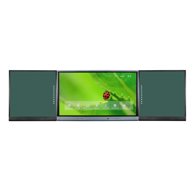 86 98 Inch 1+2 Android OPS PC Opzionale Ram And Rom Interattivo Intelligente Tavola nera Per l'istruzione scolastica Office Training con Zoom Teams App di riunione