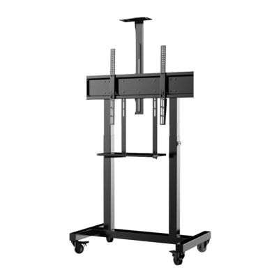 Supporto per TV a pavimento Mobile Supporto ad altezza regolabile per TV a carrello montato per televisore touch screen intelligente interattivo