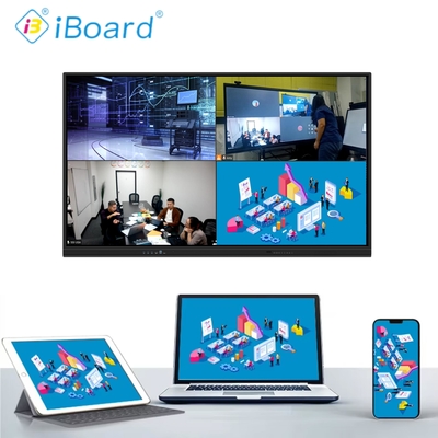 Display interattivo a schermo piatto da 110 pollici 4K UHD, touchscreen intelligente con funzione AI di proiezione, lavagna intelligente per l'accademia