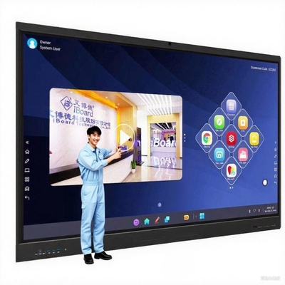 Prezzo di fabbrica 4k 85 pollici Touch Screen Software multilingue Lavagna interattiva LCD Smart Board Android per la scuola