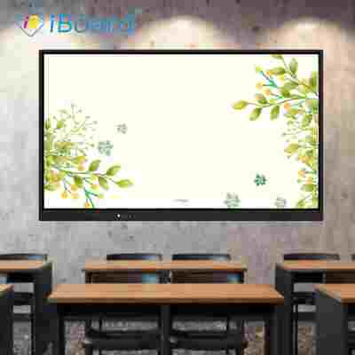 Display interattivo a schermo piatto touch da 65 pollici Smart Board con Android 14 4+32G per l'istruzione
