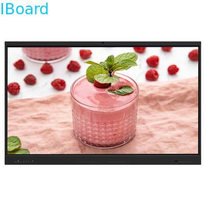 Lavagna Smart LCD da 75 pollici con risoluzione 4K e 50 punti di contatto per display a pannello piatto interattivo