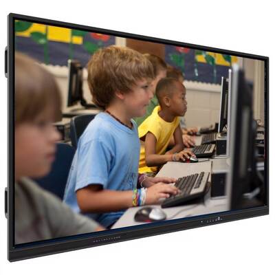 VESA Standard Wall Mount Interactive Flat Panel con vetro temperato da 4 mm e microfono 6 Array integrato per alta sensibilità