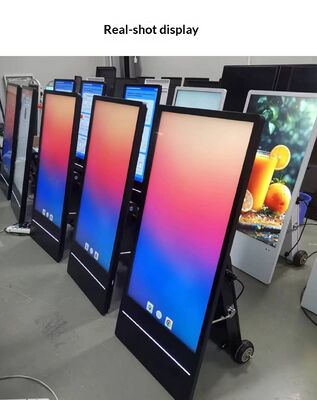 Chiosco touch screen da 43 pollici con risoluzione 1080P per segnaletica digitale interattiva e display pubblicitario