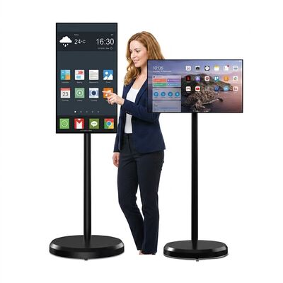 Chiosco touch screen da 27 pollici con altoparlanti 10W2 per informazioni interattive sui trasporti pubblici