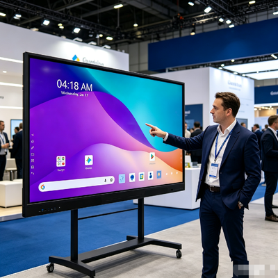 Google EDLA certificato Android 16 Interactive Flat Panel Displays 65/75/86/98 pollici da iBoard