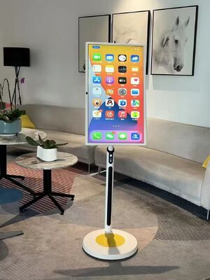 Smart Android TV 32 pollici Mobile Stand 10 punti tocco USB HDMI Wifi per l'ufficio domestico