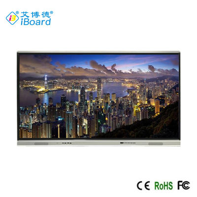 Bordo astuto del touch screen a 86 pollici angolo di vista di 178 gradi, pagina di alluminio, grande multi touch screen
