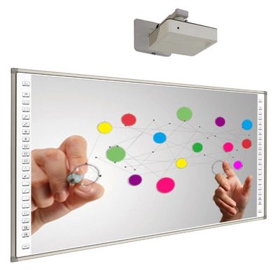 Tavola bianca portatile interattiva da 96 pollici smart con proiettore laser