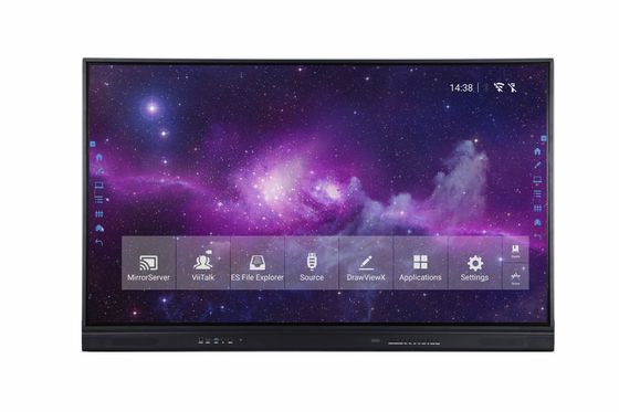 Pannello di tocco interattivo della struttura di alluminio ultra esile interattiva di lavagna di IR LED 4K infrarosso