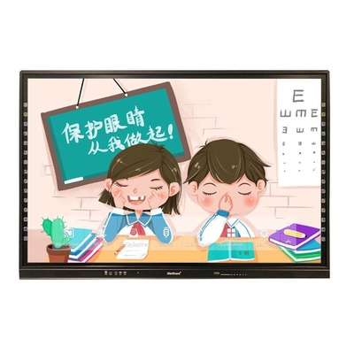 Lato Antivari colorato monitor interattivo 55 del touch screen di Android 11 lavagna a 86 pollici 65 75 interattiva per i bambini dell'ufficio