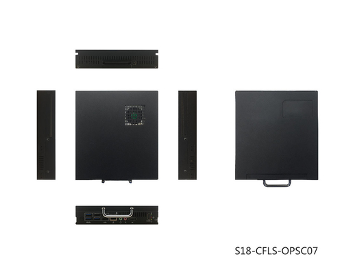 Schermo piatto interattivo portatile IBoard Nero Mini OPS integrato I7 I5 generazione Intel Core